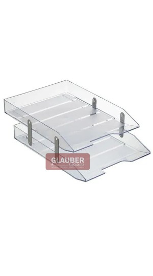 PORTA CORRESPONDÊNCIA DUPLA MOVEL - CRISTAL NOVACRIL