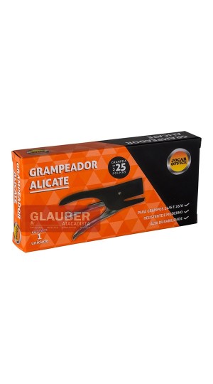 GRAMPEADOR ALICATE  26/6 25 FOLHAS JOCAR OFFICE