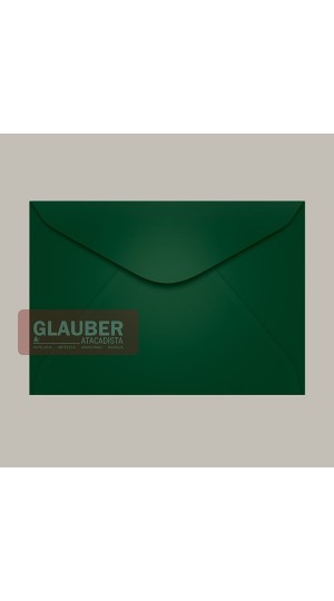 ENVELOPE CARTA 114 MM X 162 MM VERDE ESCURO BRASIL PT/100