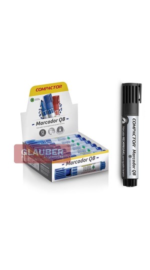 PINCEL QUADRO BRANCO RECARREGÁVEL CX/12 COMPACTOR